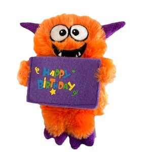 Monster Happy Birthday Plush Toy With Pouch